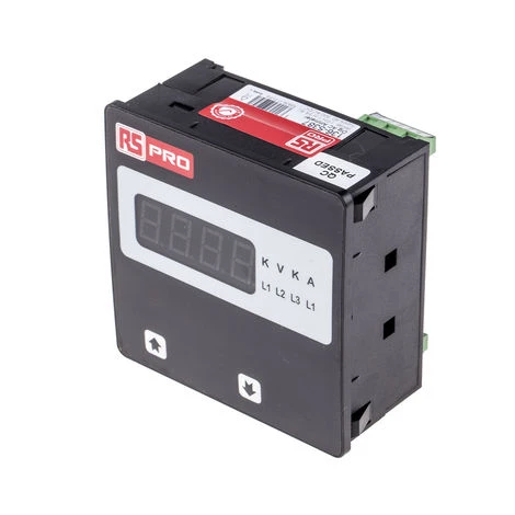 Ampèremètre Numérique V C.a. RS PRO, 92mm X 92mm ( Prix Pour 1 ) 1 Ampèremètre Numérique V C.a. RS PRO, 92mm X 92mm ( Prix Pour 1 )