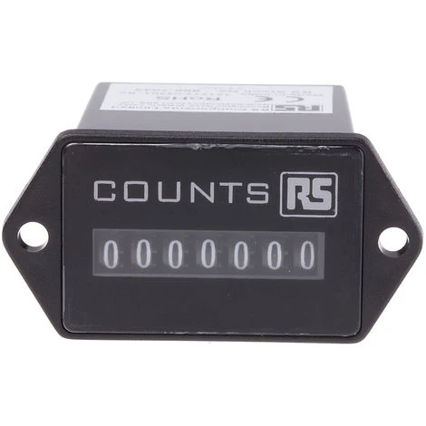 Compteur RS PRO Impulsion 24 V C.c. Numérique 7 Digits ( Prix Pour 1 ) 1 Compteur RS PRO Impulsion 24 V C.c. Numérique 7 Digits ( Prix Pour 1 )