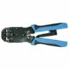 VELLEMAN PINCE A SERTIR PROFESSIONNELLE POUR CONNECTEURS MODULAIRES 4P4C (RJ10). 6P4C (RJ11). 8P8C (RJ45). DEC VTM468HP RI2621