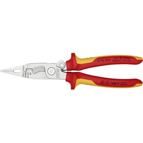 Knipex 13 96 200 SB Pince Pour Installations électriques 1 Knipex 13 96 200 SB Pince Pour Installations électriques