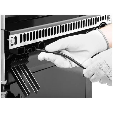 MSW Dénudeuse Fils Dénudeur Recyclage Cuivre Cables Machine 21 Entrées 2200W 23m/min - Argent, Blanc 5 MSW Dénudeuse Fils Dénudeur Recyclage Cuivre Cables Machine 21 Entrées 2200W 23m/min - Argent, Blanc – Image 5