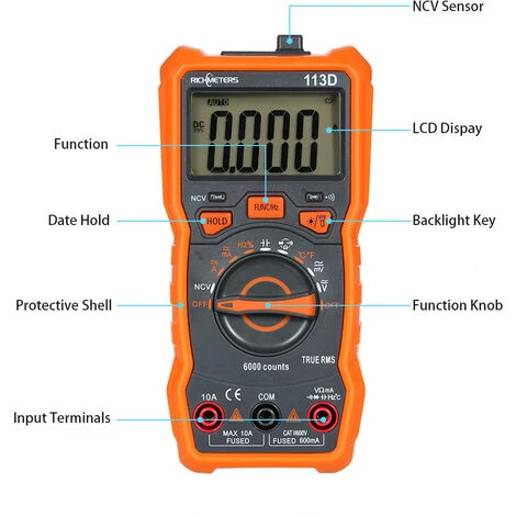 Richmeters Rm113D Multimetre Numerique Ncv 2 Richmeters Rm113D Multimetre Numerique Ncv – Image 2