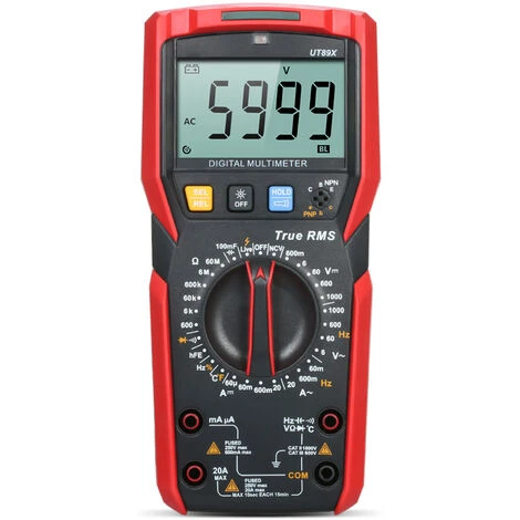Uni-T Multimetre Numerique Mesure De Tension Ac / Dc Resistance Courant Capacite Frequence Testeur 1 Uni-T Multimetre Numerique Mesure De Tension Ac / Dc Resistance Courant Capacite Frequence Testeur