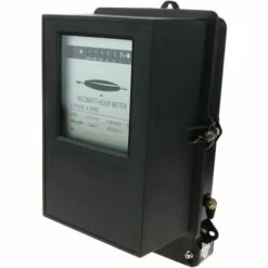 BeMatik - Compteur D'électricité 3 Phases 3x30A 230V 50Hz Plastique Noir