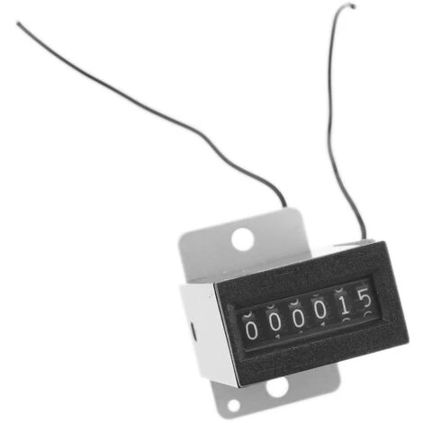 BeMatik - Compteur D'impulsions Et Des événements électromagnétiques De 6 Chiffres Avec Fixation 1 BeMatik - Compteur D'impulsions Et Des événements électromagnétiques De 6 Chiffres Avec Fixation