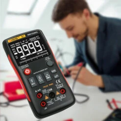 ANENG Multimetre Numerique Multifonctionnel, Mesure De Grande Precision, 9999 Mesures, Rouge 7 ANENG Multimetre Numerique Multifonctionnel, Mesure De Grande Precision, 9999 Mesures, Rouge -Outil de l'électricien Soldes 2022 16079642 3