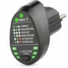 MESTEK Testeur De Prises Electriques Rcd, Avec Affichage De Retroeclairage De Tension