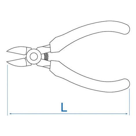KING TONY Pince Coupante Pour Plastiques 155 Mm 2 KING TONY Pince Coupante Pour Plastiques 155 Mm – Image 2
