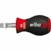 WIHA Tournevis A Fente, Court Version Type 302 0.8 X 4.0 X 25