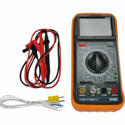 TECH HIT TEC HIT 732980 - Multimètre Professionnel - 700 Volts - 30 Calibres - Orange/Noir