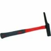 TECH HIT TEC HIT 201816 - Marteau Electricien - Incassable - Manche En Fibre De Verre - Panne Mince Et Plate - 16 Mm