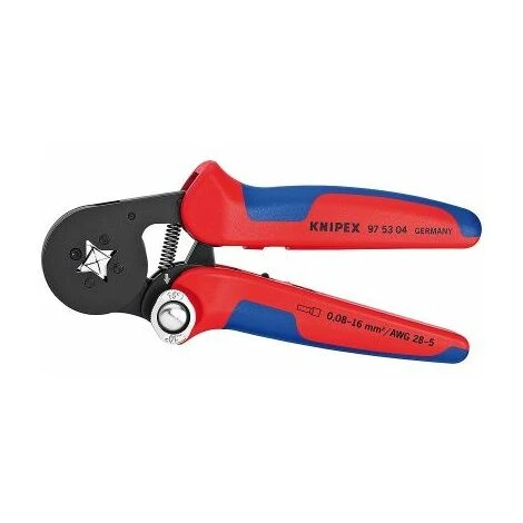 Knipex 97 53 04 SB - Pince à Sertir Auto-ajustable Pour Embouts De Câble Avec Accès Latéral 1 Knipex 97 53 04 SB - Pince à Sertir Auto-ajustable Pour Embouts De Câble Avec Accès Latéral