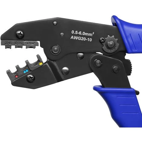 TECTAKE Pince à Sertir + 700 Cosses De Câble - Pince A Sertir, Sertissage, Pince A Sertir Plomberie - Bleu 3 TECTAKE Pince à Sertir + 700 Cosses De Câble - Pince A Sertir, Sertissage, Pince A Sertir Plomberie - Bleu – Image 3