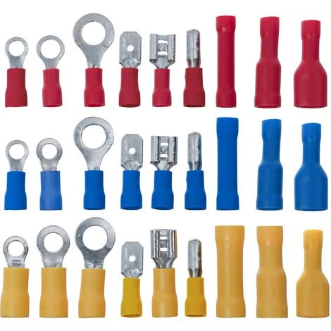 TECTAKE Pince à Sertir + 700 Cosses De Câble - Pince A Sertir, Sertissage, Pince A Sertir Plomberie - Bleu 4 TECTAKE Pince à Sertir + 700 Cosses De Câble - Pince A Sertir, Sertissage, Pince A Sertir Plomberie - Bleu – Image 4