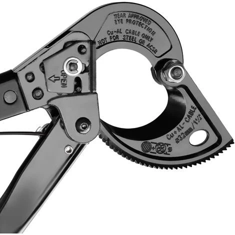 TECTAKE Coupe-câble à Cliquet - Pince Coupe Cable, Pince Coupe Fils, Cisaille A Cables - Rouge 4 TECTAKE Coupe-câble à Cliquet - Pince Coupe Cable, Pince Coupe Fils, Cisaille A Cables - Rouge – Image 4