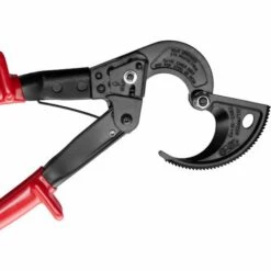 TECTAKE Coupe-câble à Cliquet - Pince Coupe Cable, Pince Coupe Fils, Cisaille A Cables - Rouge 9 TECTAKE Coupe-câble à Cliquet - Pince Coupe Cable, Pince Coupe Fils, Cisaille A Cables - Rouge -Outil de l'électricien Soldes 2022 18474132 5