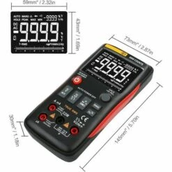 ANENG Multimètre Numérique, Dc Tension De Courant Ac Résistance De Capacité Ncv Température Véritable Testeur De Diode Rms De 9999 -Outil de l'électricien Soldes 2022 18634847 5