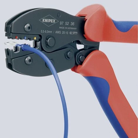 Knipex PreciForce® 97 52 36 Pince à Sertir 1 Pièce Pour Cosses Isolées + Connecteur Enfichable/connecteur De Jonction 4 Knipex PreciForce® 97 52 36 Pince à Sertir 1 Pièce Pour Cosses Isolées + Connecteur Enfichable/connecteur De Jonction – Image 4