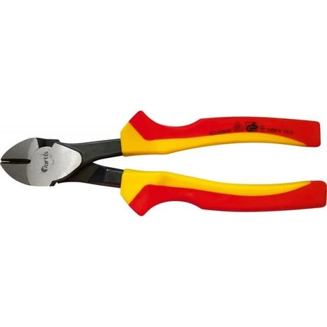 FP Pince Coupante VDE 180mm Avec Poignée Plastique FORTIS 1 FP Pince Coupante VDE 180mm Avec Poignée Plastique FORTIS