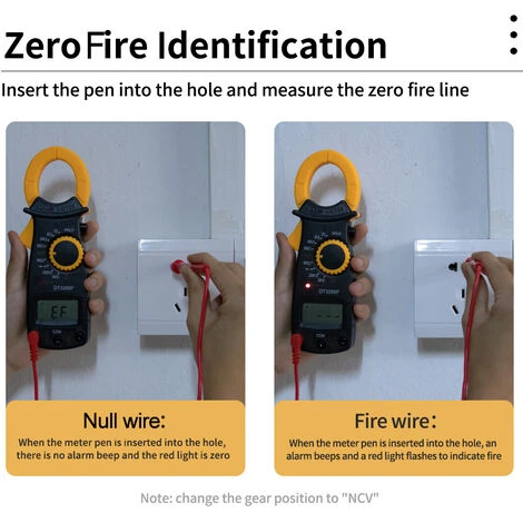ANENG Resistance Pince Multimetre Numerique Portable Ac Dc Tension Courant Voltmetre Diode Sans Contact Identification Fire Wire 3 ANENG Resistance Pince Multimetre Numerique Portable Ac Dc Tension Courant Voltmetre Diode Sans Contact Identification Fire Wire – Image 3