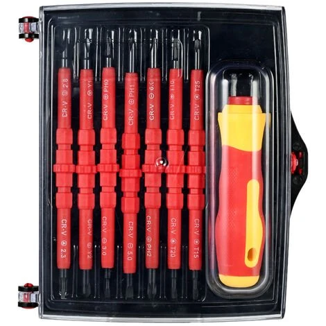 ASUPERMALL 7 En 1 1000V Changeable Isole Avec Phillips Ensemble Tournevis Magnetiques Et Outils De Reparation Slotted Bits Electricien Kit 1 ASUPERMALL 7 En 1 1000V Changeable Isole Avec Phillips Ensemble Tournevis Magnetiques Et Outils De Reparation Slotted Bits Electricien Kit