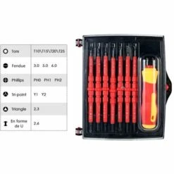 ASUPERMALL 7 En 1 1000V Changeable Isole Avec Phillips Ensemble Tournevis Magnetiques Et Outils De Reparation Slotted Bits Electricien Kit 8 ASUPERMALL 7 En 1 1000V Changeable Isole Avec Phillips Ensemble Tournevis Magnetiques Et Outils De Reparation Slotted Bits Electricien Kit -Outil de l'électricien Soldes 2022 23734381 4