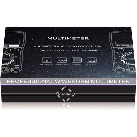 ZEBRAA MUSTOOL MT8206 HD Multimètre Oscilloscope Intelligent Digital Voltmètre DC AC 4 ZEBRAA MUSTOOL MT8206 HD Multimètre Oscilloscope Intelligent Digital Voltmètre DC AC – Image 4