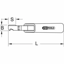 KSTOOLS Couteau à Dégaîner Pour Câbles De 8-28 Mm, 165 Mm -Outil de l'électricien Soldes 2022 24052870 3