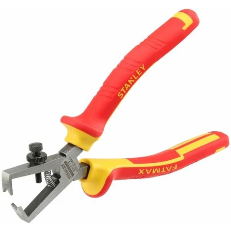 Pince à Dénuder - 170 Mm - Isolée 1000V - Tête Chromée Et Inoxydable - STANLEY, 0-84-010 1 Pince à Dénuder - 170 Mm - Isolée 1000V - Tête Chromée Et Inoxydable - STANLEY, 0-84-010