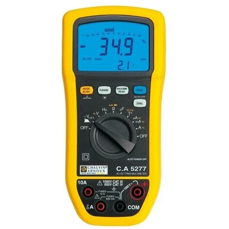 Multimètre Numérique CA 5277 - P01196777 - Chauvin Arnoux 1 Multimètre Numérique CA 5277 - P01196777 - Chauvin Arnoux