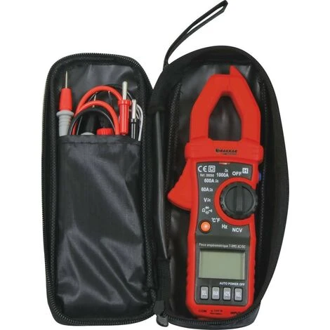 PINCE AMPEREMETRIQUE 1000A AC/DC CAT III 600V DRAKKAR EQUIPEMENT -09098 2 PINCE AMPEREMETRIQUE 1000A AC/DC CAT III 600V DRAKKAR EQUIPEMENT -09098 – Image 2