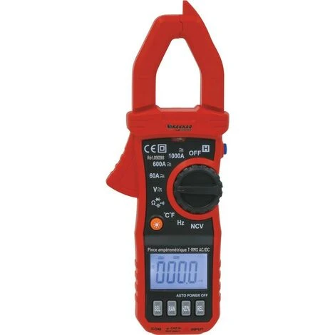 PINCE AMPEREMETRIQUE 1000A AC/DC CAT III 600V DRAKKAR EQUIPEMENT -09098 3 PINCE AMPEREMETRIQUE 1000A AC/DC CAT III 600V DRAKKAR EQUIPEMENT -09098 – Image 3
