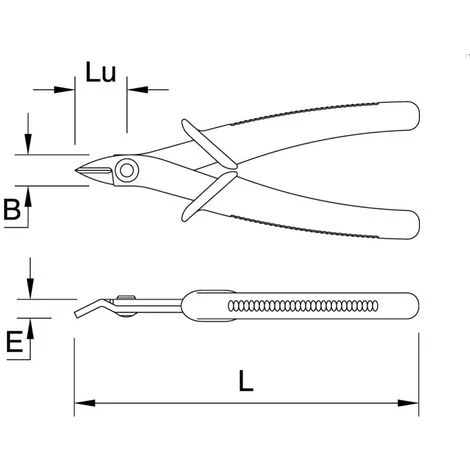 MOB OUTILLAGE MOB - Pince Coupante à Ras - Réf: 9366130001 2 MOB OUTILLAGE MOB - Pince Coupante à Ras - Réf: 9366130001 – Image 2