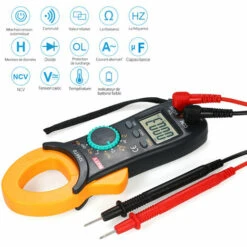 NJTY Mini Pince Ampèremétrique AC 4000 Compteur AC Et DC Pince Ampèremétrique Mesurer La Tension AC Et DC Non Chargée 7 NJTY Mini Pince Ampèremétrique AC 4000 Compteur AC Et DC Pince Ampèremétrique Mesurer La Tension AC Et DC Non Chargée -Outil de l'électricien Soldes 2022 27396560 3