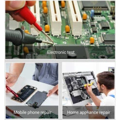 ANENG Multimetre AN8002 6000 Mots Avec Valeur RMS Vraie, Multimetre Numerique A Plage Automatique, Livresans Batterie, Orange -Outil de l'électricien Soldes 2022 28002806 5