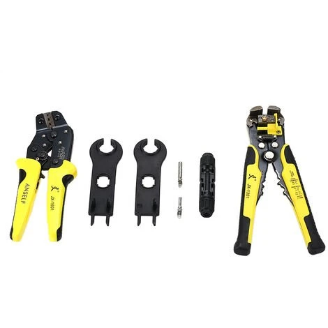 PARON Pairong MC4 Kit De Sertissage Special Photovoltaique Solaire Avec Denudeur De Fil 2.5-6mm² 14-10AWG 1 PARON Pairong MC4 Kit De Sertissage Special Photovoltaique Solaire Avec Denudeur De Fil 2.5-6mm² 14-10AWG