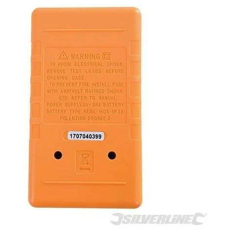 SILVERLINE Multimètre Numérique, CC Et CA, CC Et CA 4 SILVERLINE Multimètre Numérique, CC Et CA, CC Et CA – Image 4