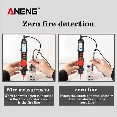 Multimetre A Stylet ANENG Livre Sans Batterie, Noir A3004 2 Multimetre A Stylet ANENG Livre Sans Batterie, Noir A3004 – Image 2