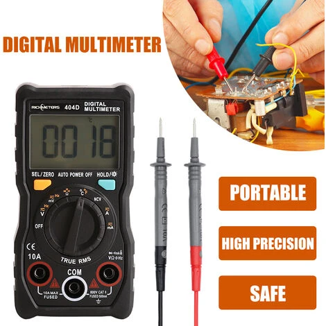 RICHMETERS Multimetre Numerique Miniature Avec Mesure De Temperature Et De Courant A Capacite 2 RICHMETERS Multimetre Numerique Miniature Avec Mesure De Temperature Et De Courant A Capacite – Image 2
