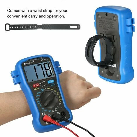 HOLDPEAK Compteur De Capaciteet D'inductance Numerique LCD Testeur LCR Haute Precision HP-19L Livresans Piles 2 HOLDPEAK Compteur De Capaciteet D'inductance Numerique LCD Testeur LCR Haute Precision HP-19L Livresans Piles – Image 2