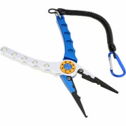 ASUPERMALL Pince De Peche Multifonctionnelle Exterieure 20Cm, Dissolvant De Ligne De Peche, Bleu Argente -Outil de l'électricien Soldes 2022 28756265 4