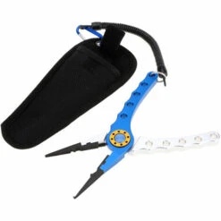 ASUPERMALL Pince De Peche Multifonctionnelle Exterieure 20Cm, Dissolvant De Ligne De Peche, Bleu Argente -Outil de l'électricien Soldes 2022 28756265 5