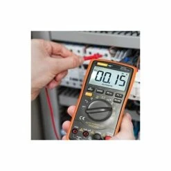 DONTODENT Multimètre Automatique Numérique (guide De Borne LED), Compteur D'électricité Professionnel, Compteur De Capacité De Température Tension/courant AC DC Résistance/fréquence Et Température -Outil de l'électricien Soldes 2022 29715174 3