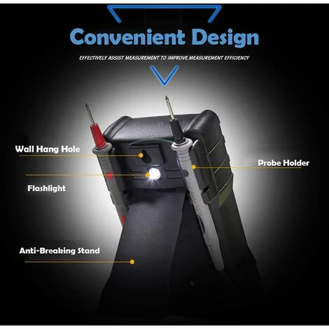 DONTODENT Multimètre Numérique Portable, Automatique Testeur Electrique Professionnel,8000 Compte. 3 DONTODENT Multimètre Numérique Portable, Automatique Testeur Electrique Professionnel,8000 Compte. – Image 3