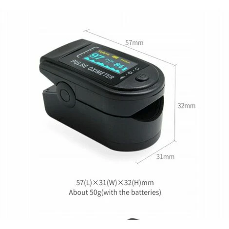 PERLE RARE Oxymètre De Pouls Oxymètre Digital Digital 301 Noir 2 PERLE RARE Oxymètre De Pouls Oxymètre Digital Digital 301 Noir – Image 2