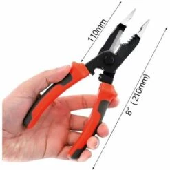 MALLOMNE Pince �� D��nuder Multifonction 5 En 1 Pince �� Sertir Les Cables -Outil de l'électricien Soldes 2022 30077515 3