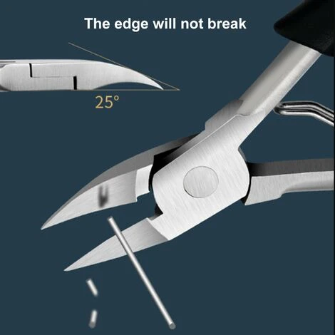 HAPPYSHOPPING Pince Olecrane En Acier Inoxydable, Coupe-ongles Pour Fossea Ongles, Cueilleur De Clous, Bleu - Bleu 3 HAPPYSHOPPING Pince Olecrane En Acier Inoxydable, Coupe-ongles Pour Fossea Ongles, Cueilleur De Clous, Bleu - Bleu – Image 3