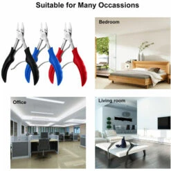 HAPPYSHOPPING Pince Olecrane En Acier Inoxydable, Coupe-ongles Pour Fossea Ongles, Cueilleur De Clous, Bleu - Bleu 9 HAPPYSHOPPING Pince Olecrane En Acier Inoxydable, Coupe-ongles Pour Fossea Ongles, Cueilleur De Clous, Bleu - Bleu -Outil de l'électricien Soldes 2022 30552374 5