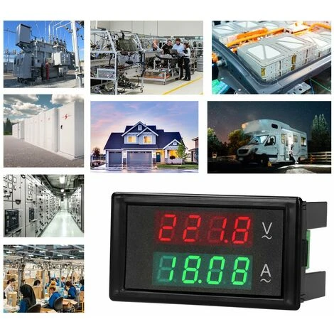 HAPPYSHOPPING DL69-2042 Amperemetre Voltmetre A Affichage Numerique AC Numerique De Haute Precision A Double Affichage 3 HAPPYSHOPPING DL69-2042 Amperemetre Voltmetre A Affichage Numerique AC Numerique De Haute Precision A Double Affichage – Image 3