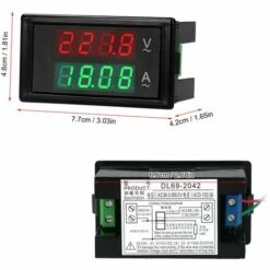 HAPPYSHOPPING DL69-2042 Amperemetre Voltmetre A Affichage Numerique AC Numerique De Haute Precision A Double Affichage 8 HAPPYSHOPPING DL69-2042 Amperemetre Voltmetre A Affichage Numerique AC Numerique De Haute Precision A Double Affichage -Outil de l'électricien Soldes 2022 31588039 4